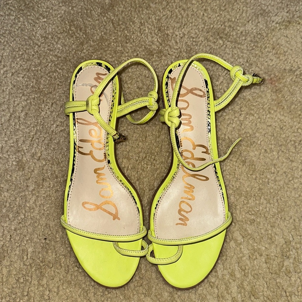 Sam Edelman Lime Sandals